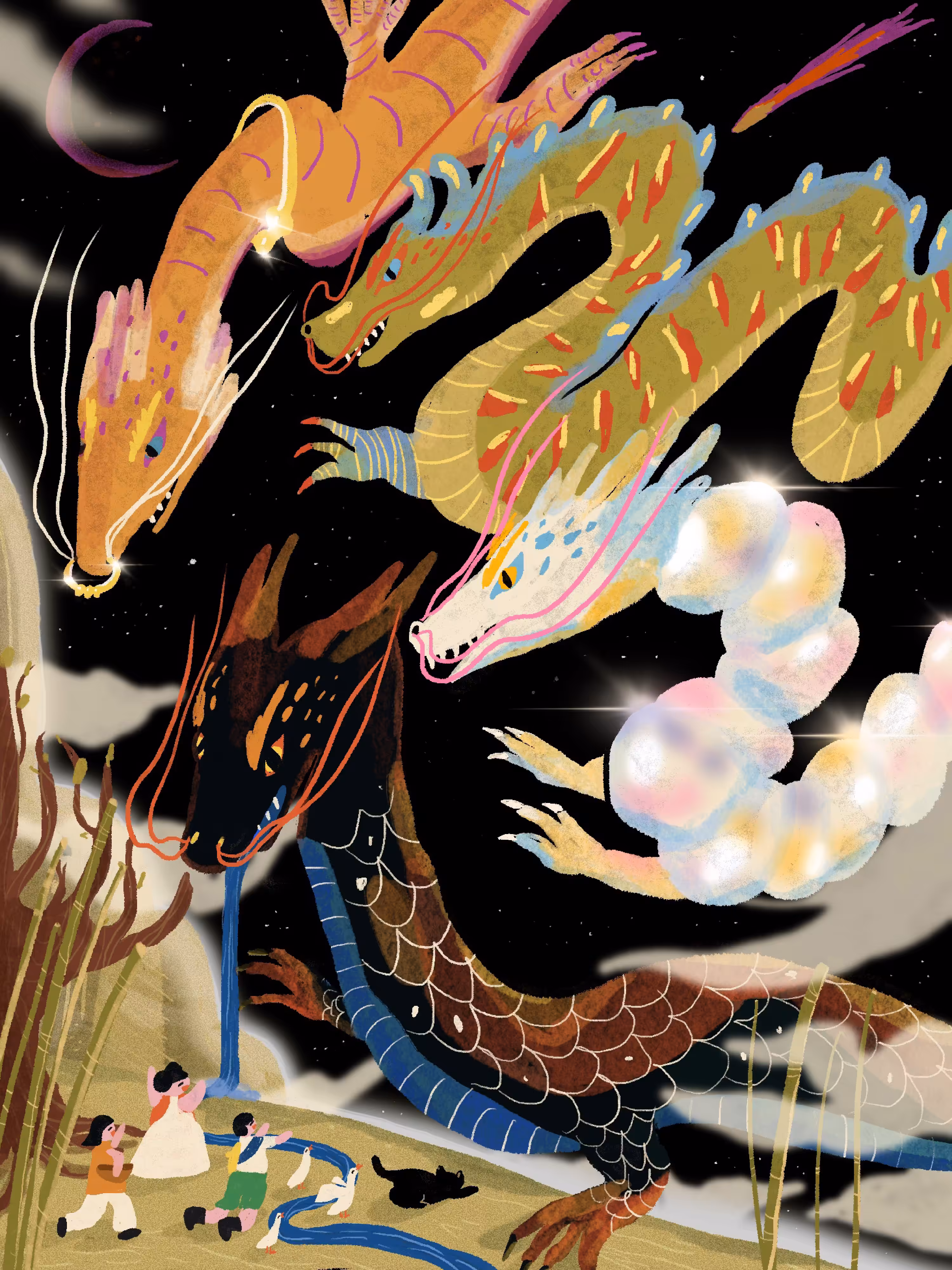 Folk Tales — #5 The Four Dragons