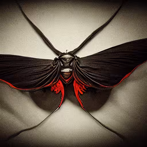 Black Widow Moth