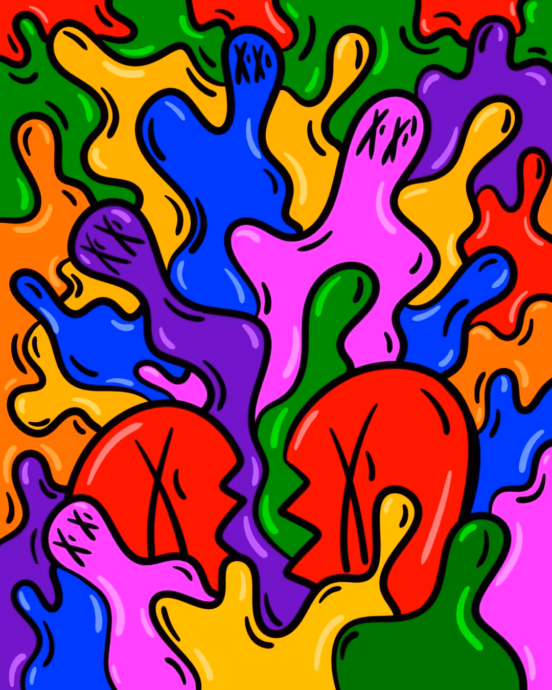 The Happy Cloud - Broken Colors