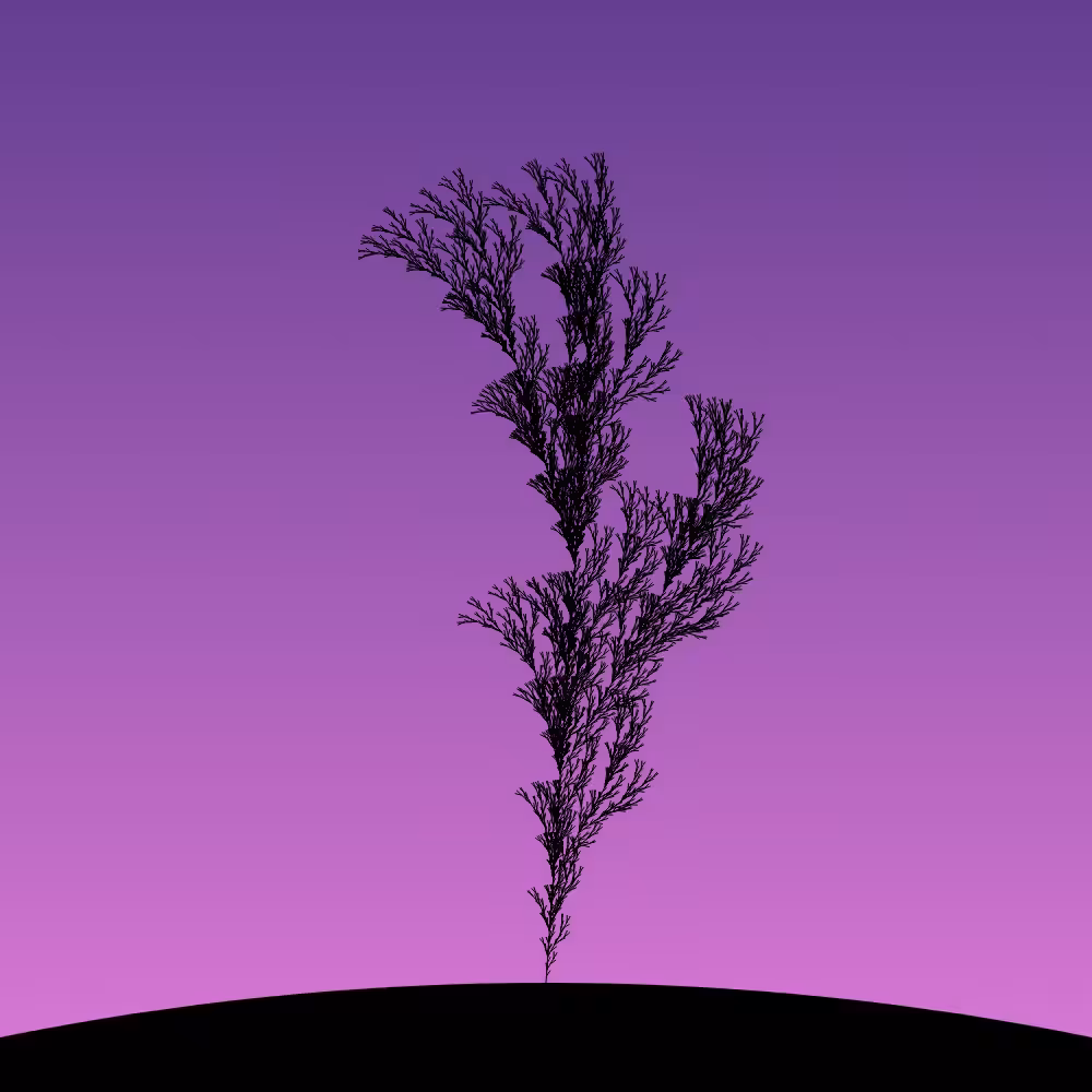 Fractal-Lsystem Tree #117
