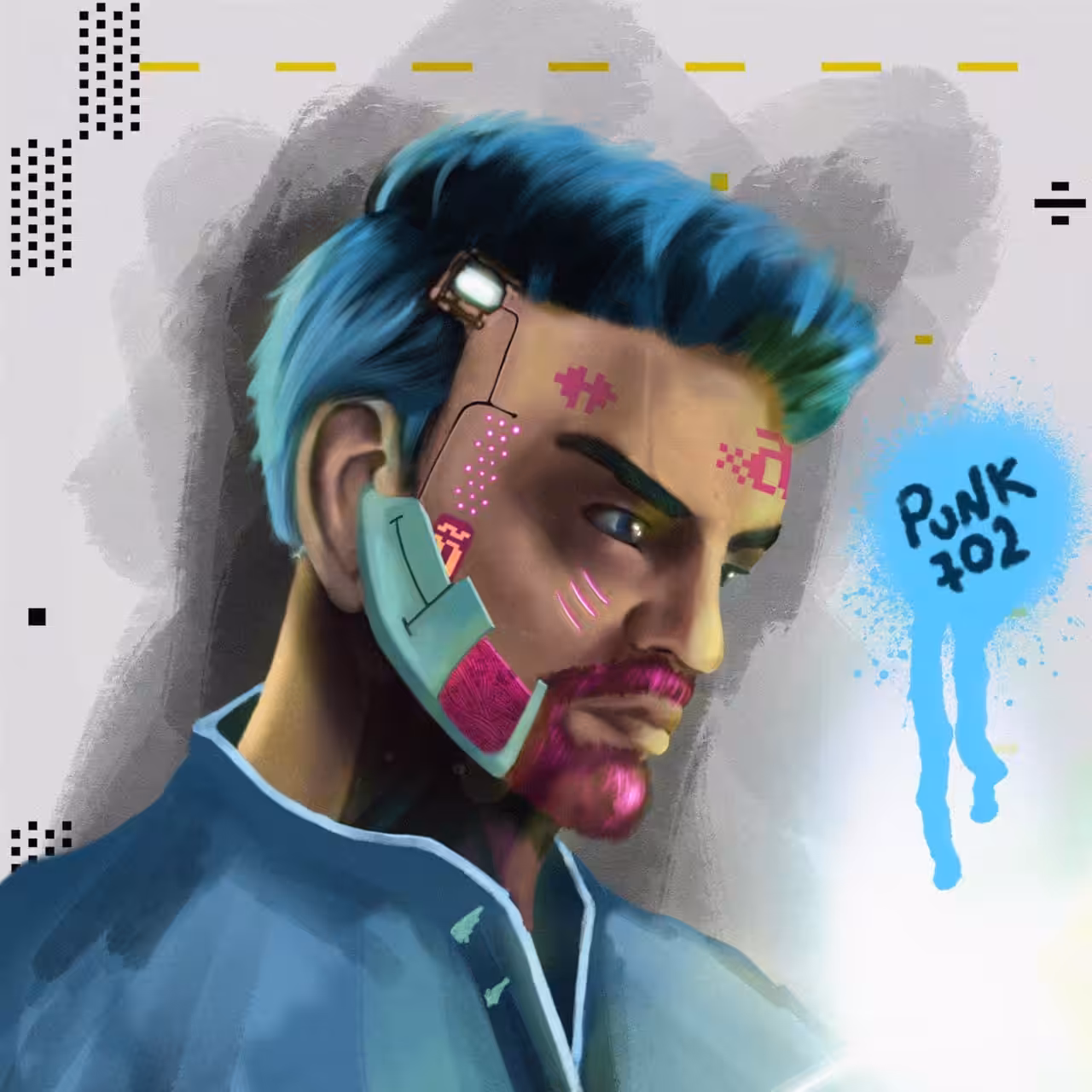 DOS Punk 702 Drawing