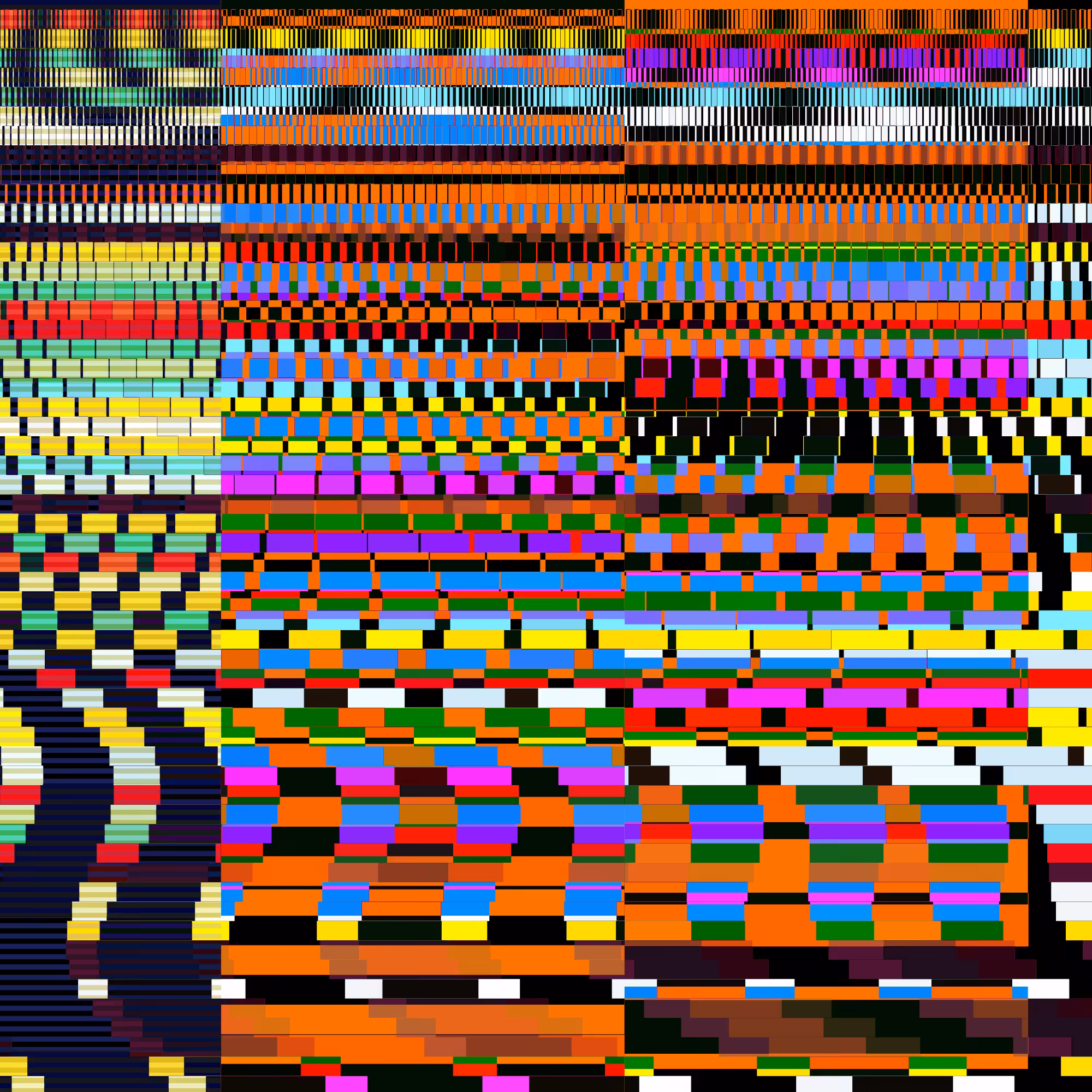 Glitchometry Stripes #61