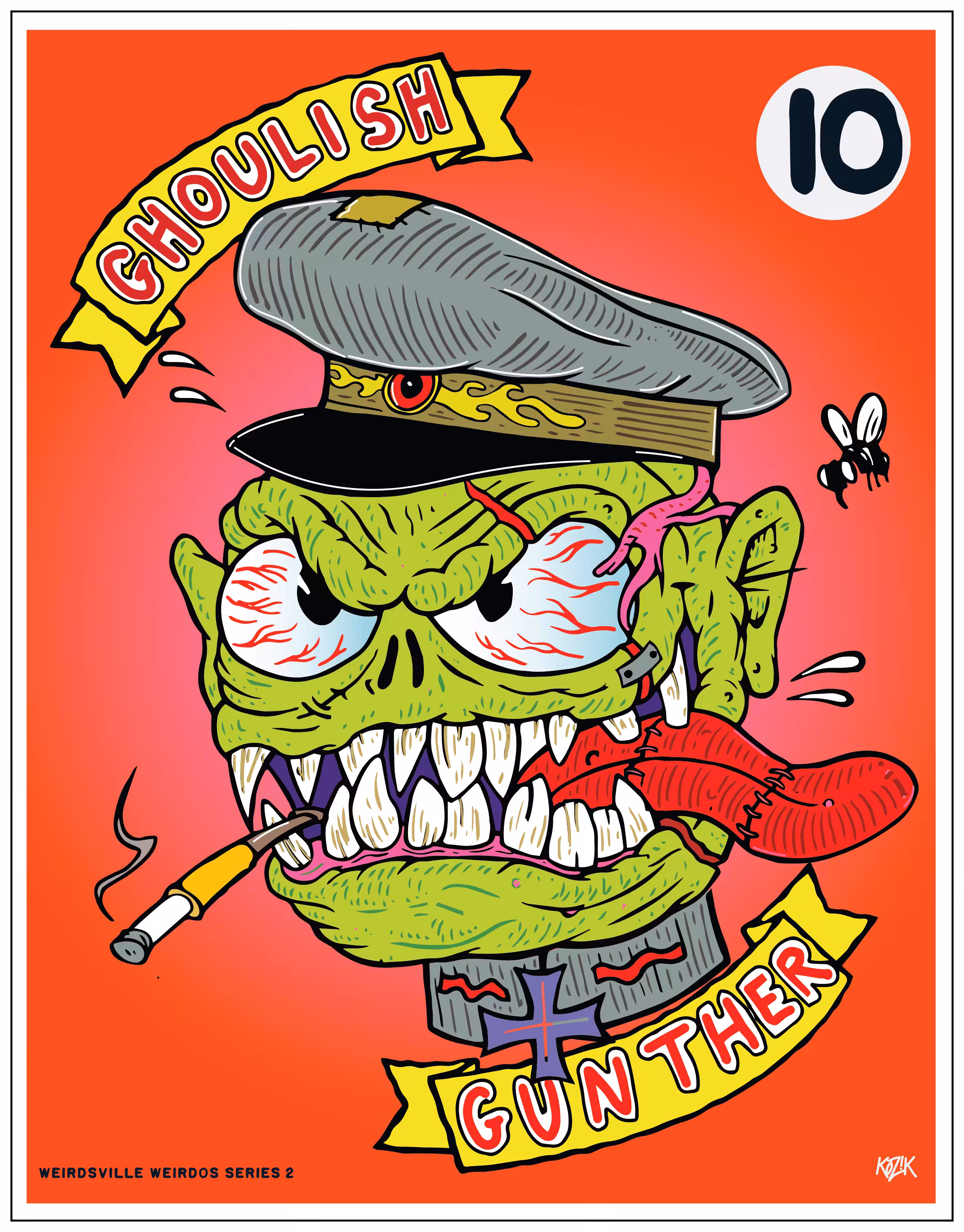 Weirdsville Weirdos Series 2: Ghoulish Gunther 10/12