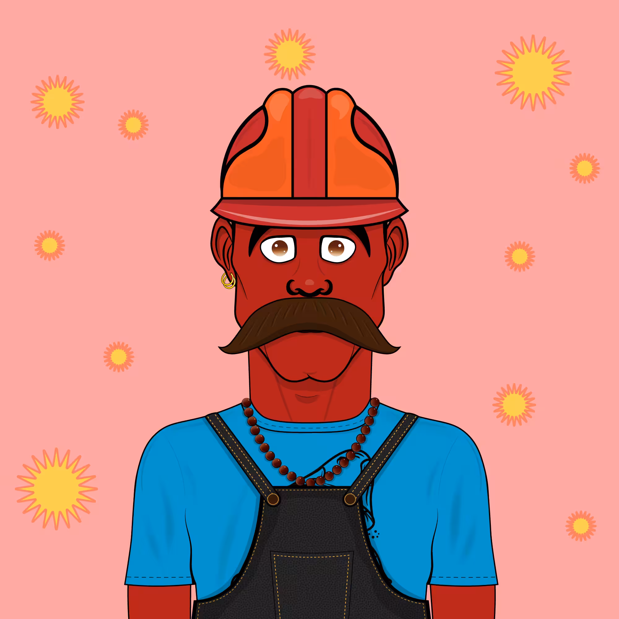 Mustachioed #134