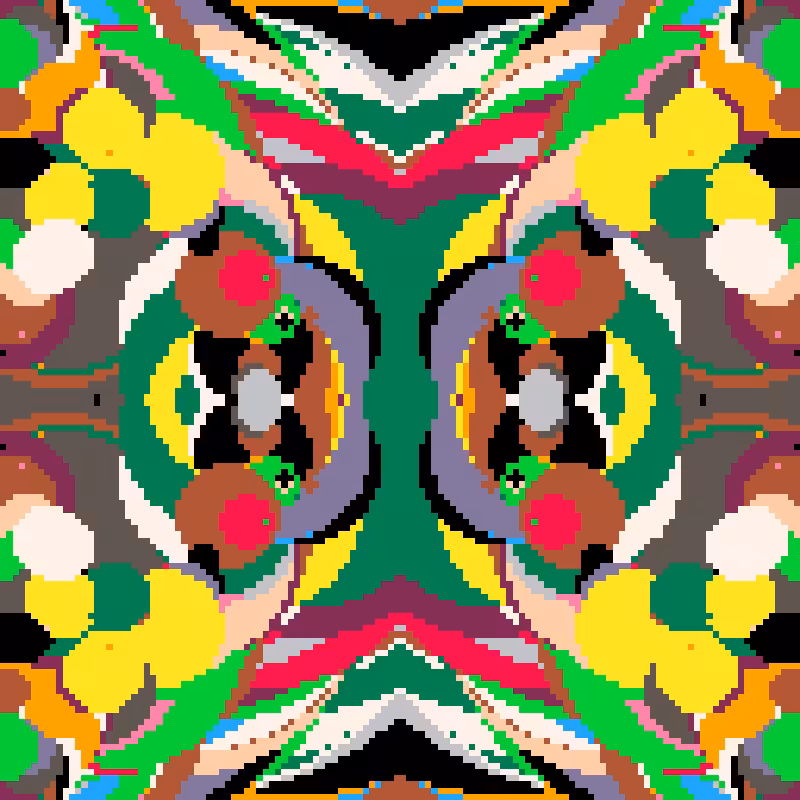 Rapid Psychedelic Inkblot Test Generator #29
