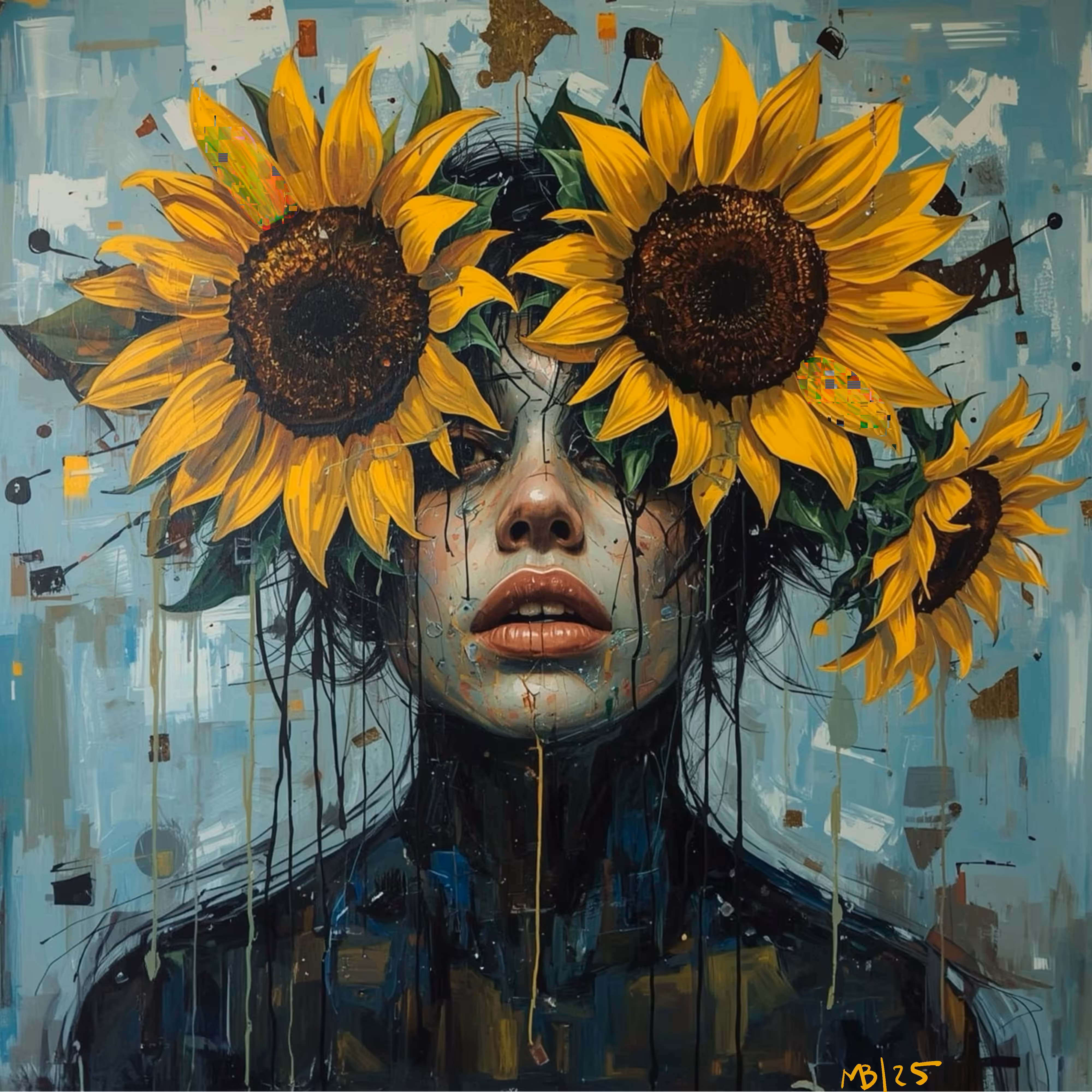 Sunflowered Glasses