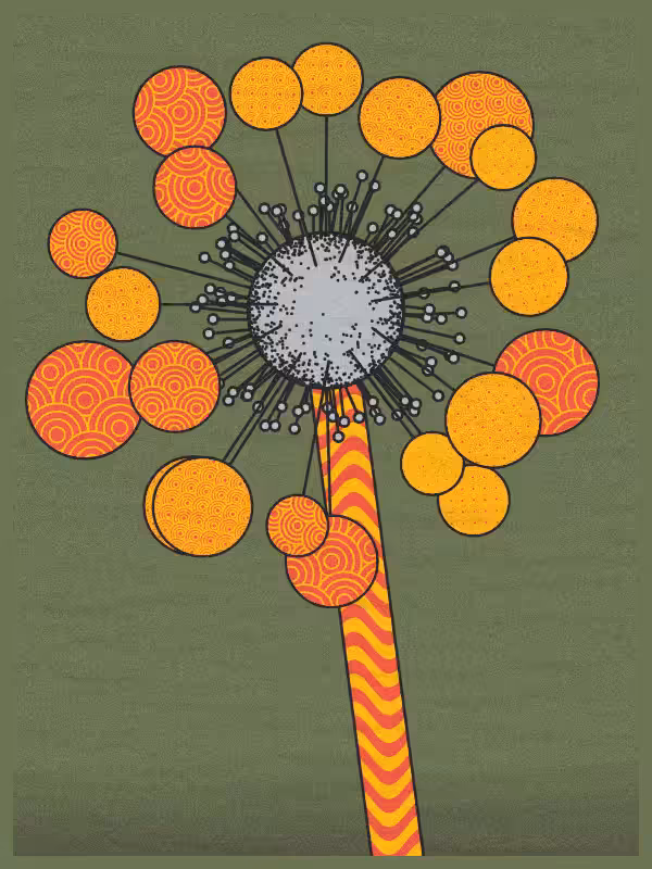 Abstract Dandelion #24
