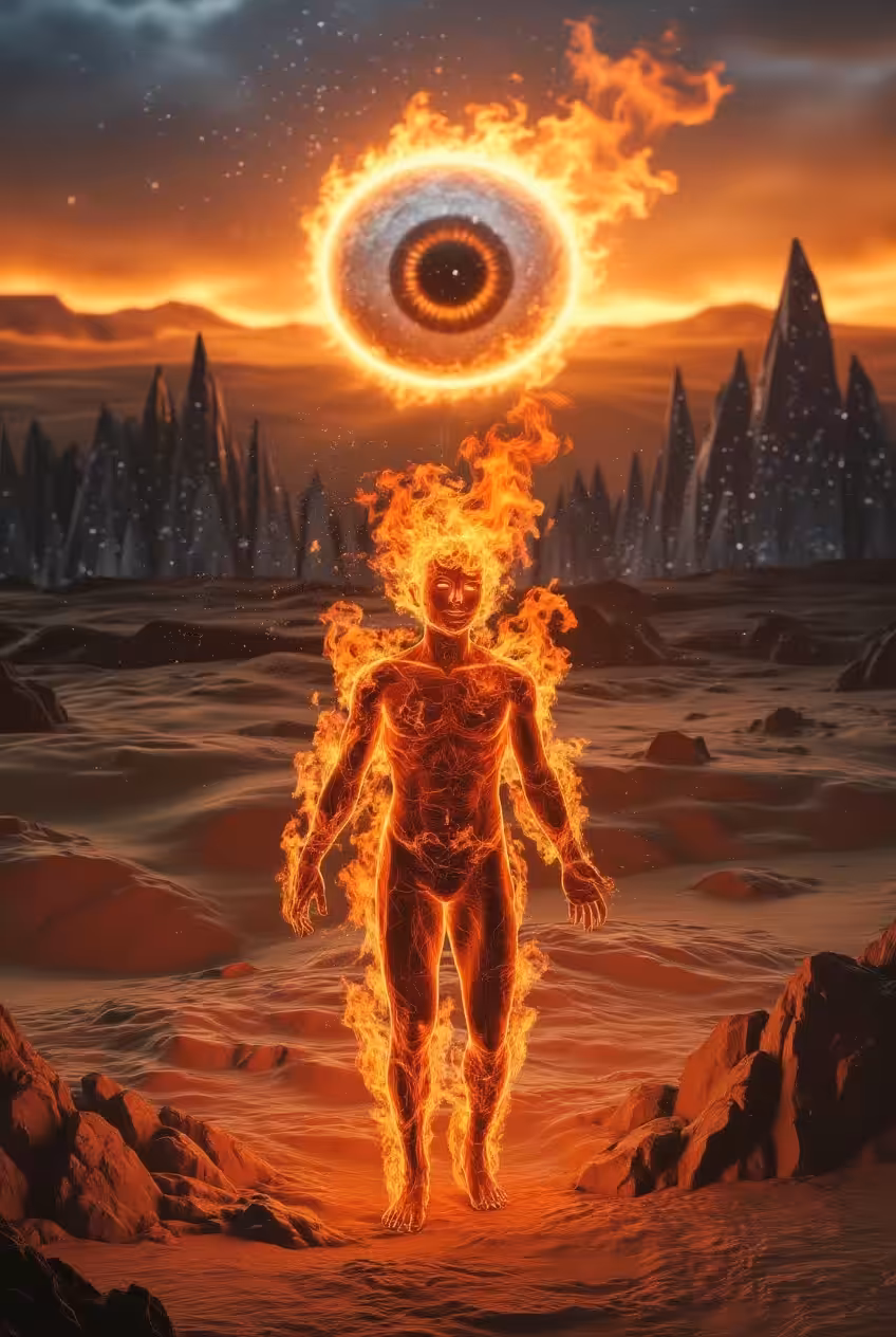 fiery eye