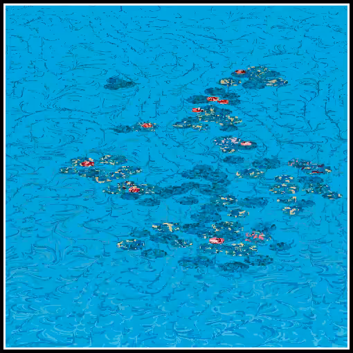 Polluted water lilies #38