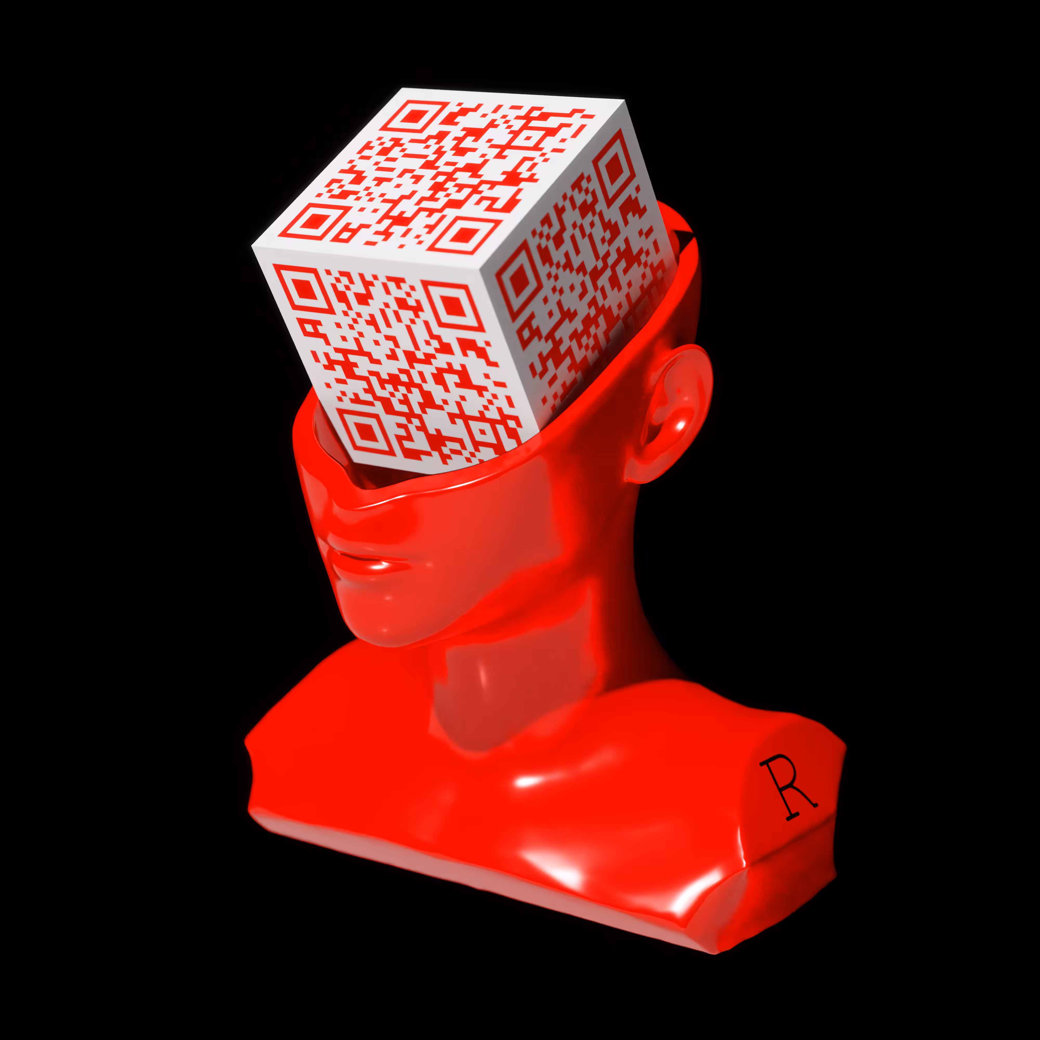 QRHead - Red