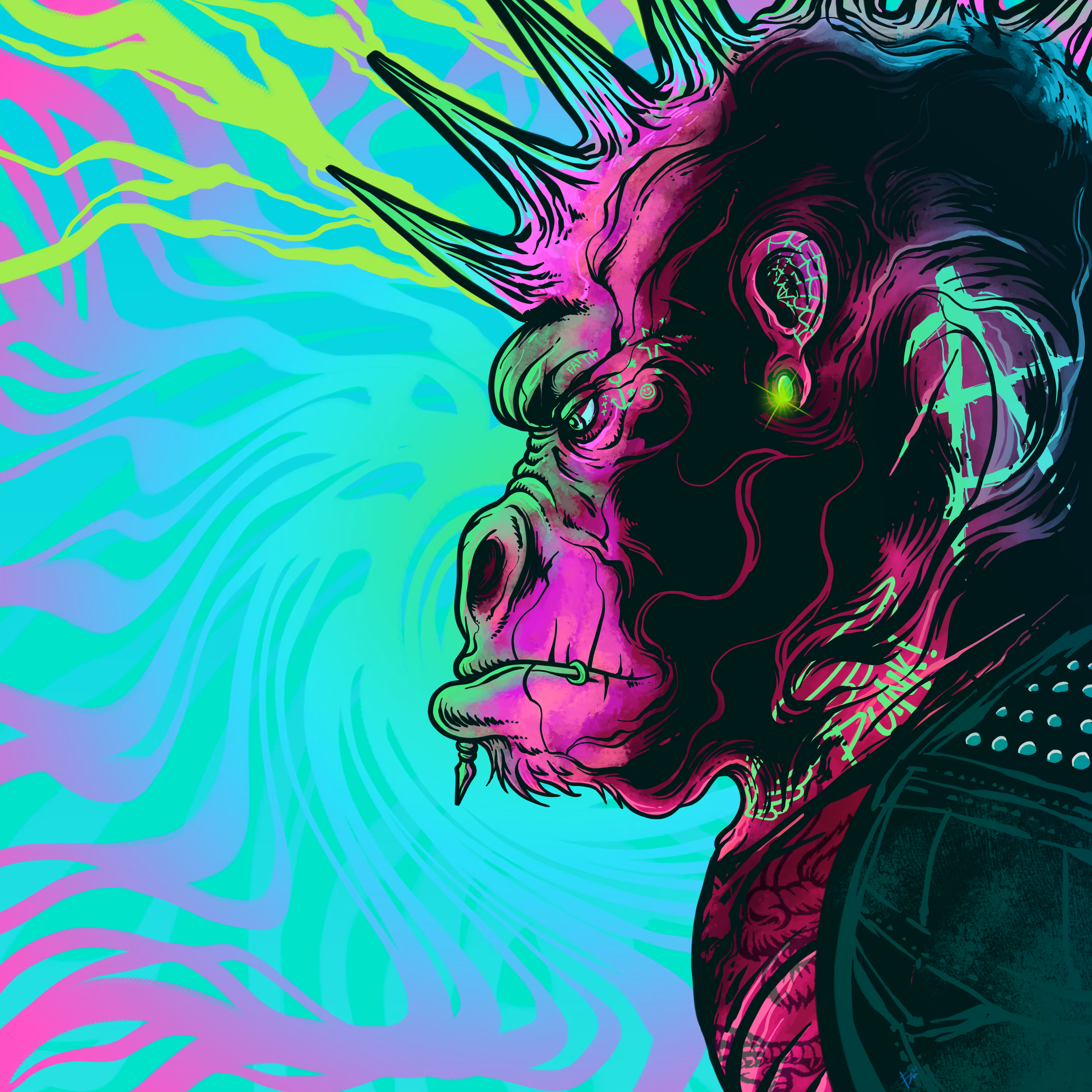 ape gorigori series "PUNK"