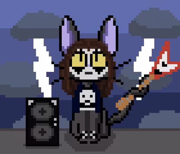 #41 Metalhead Cat