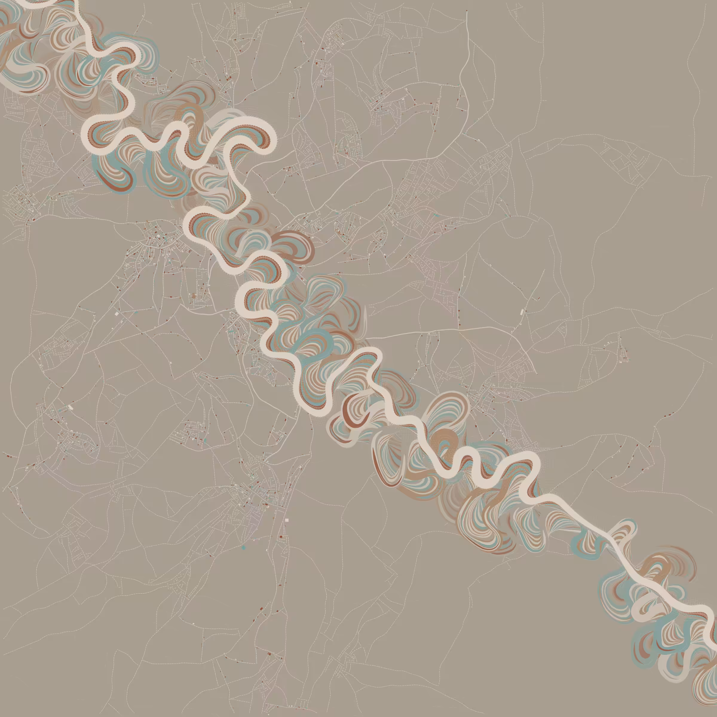 Ancient Courses of Fictional Rivers #893