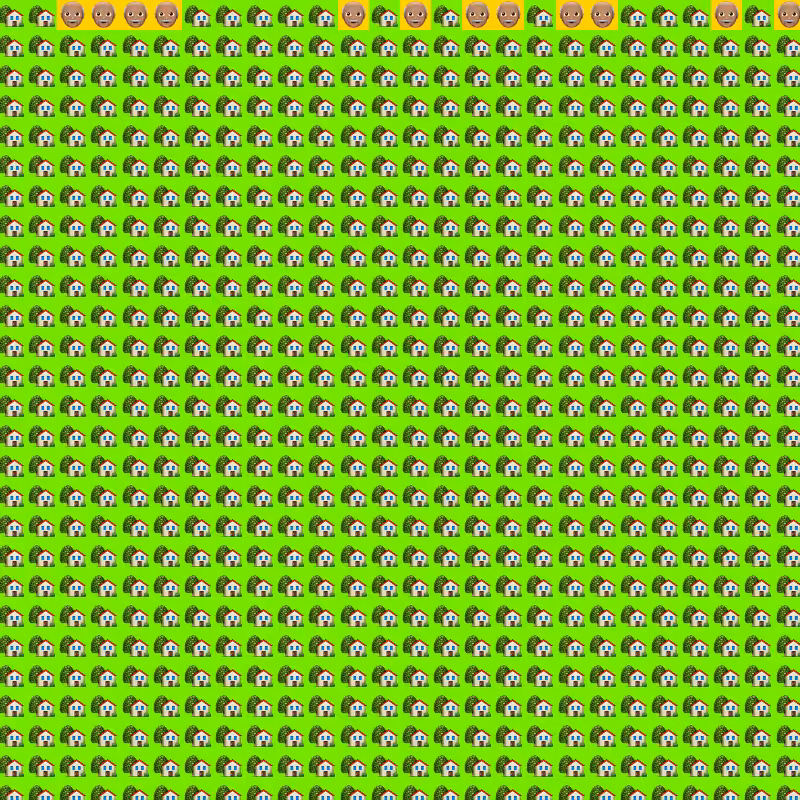 Elementary Cellular Emoji Automata #556