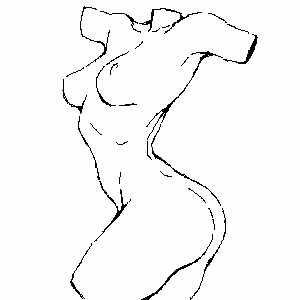 Torso 300x300 Pixel Drawing P016