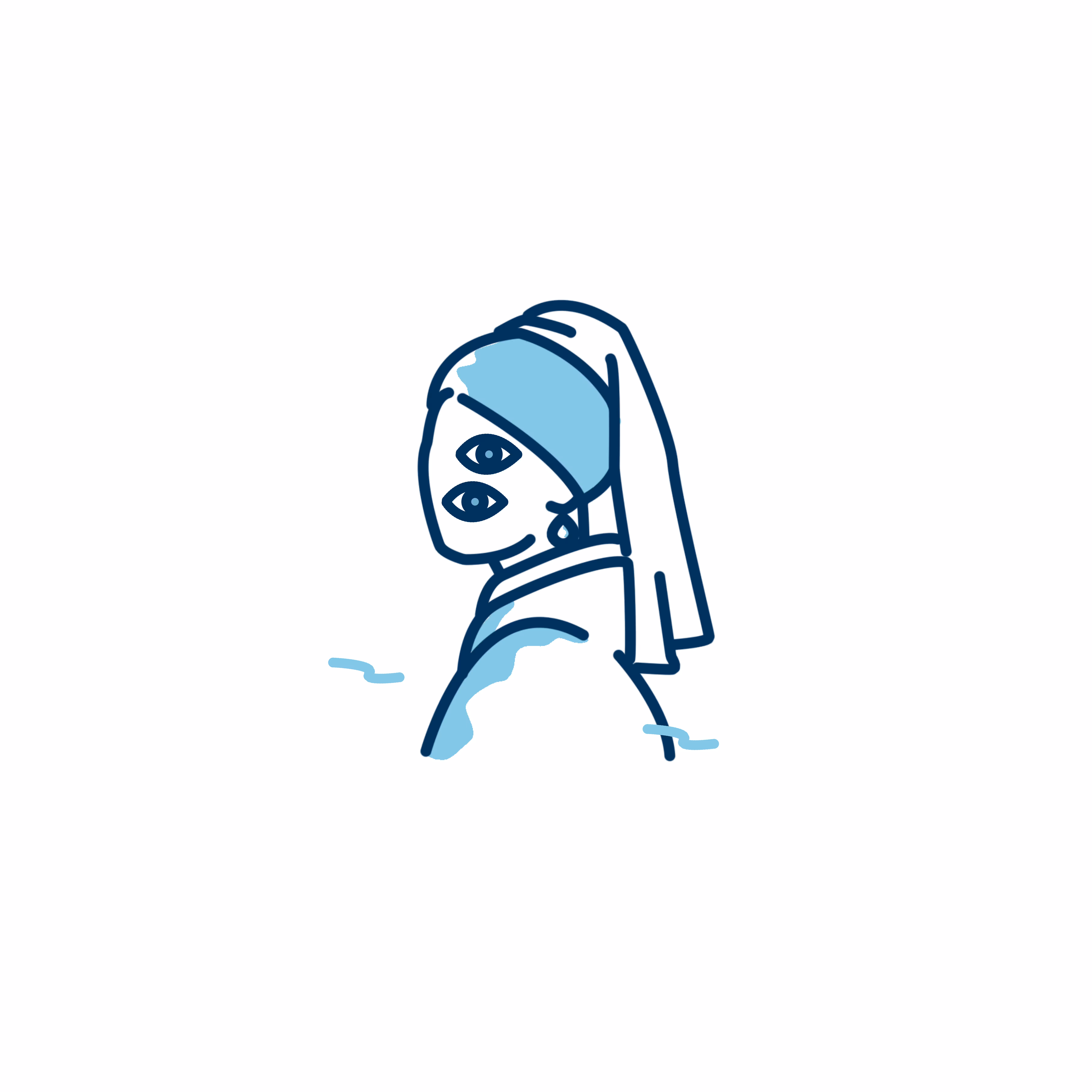 the eye with pearl earring