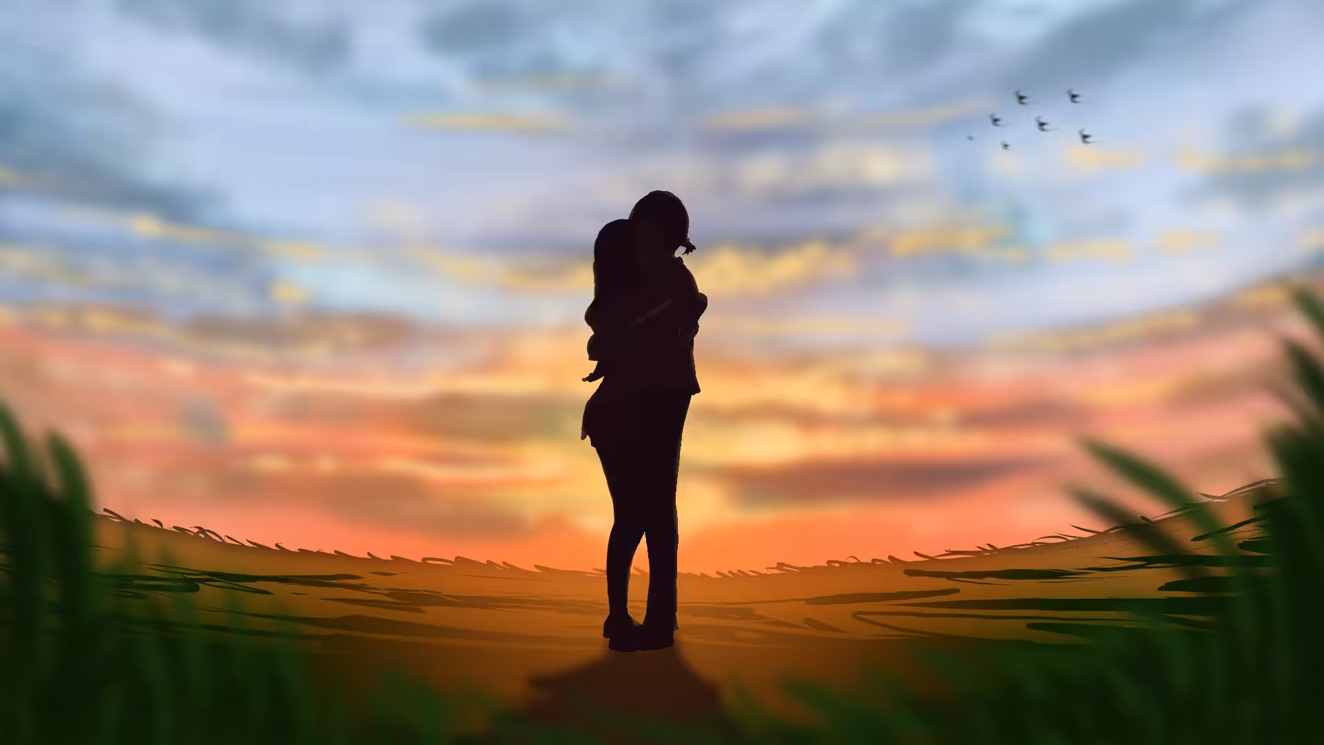 Love sunset