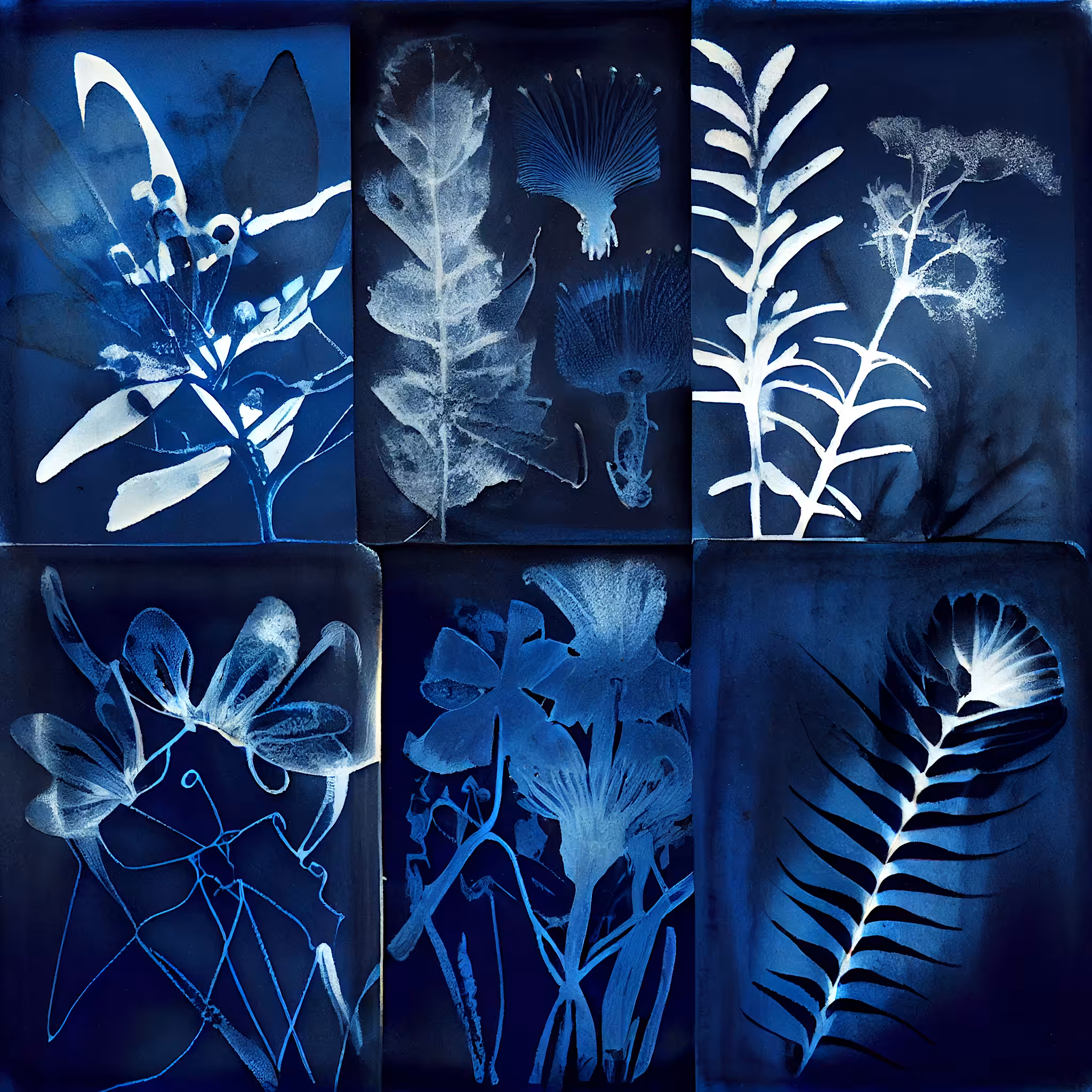 Artificial Cyanotype #2