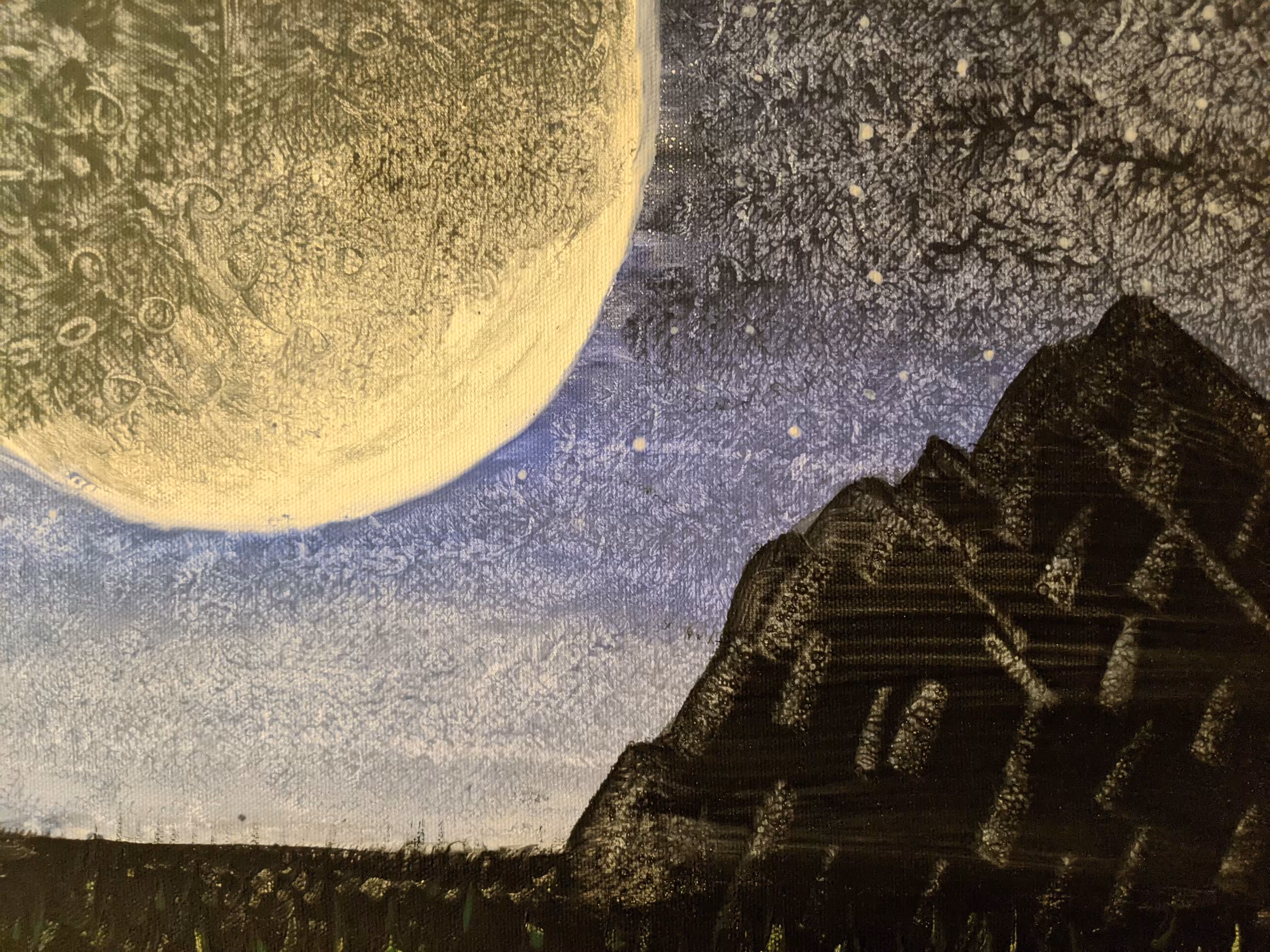 Full Moon By The Rock #1 of 1