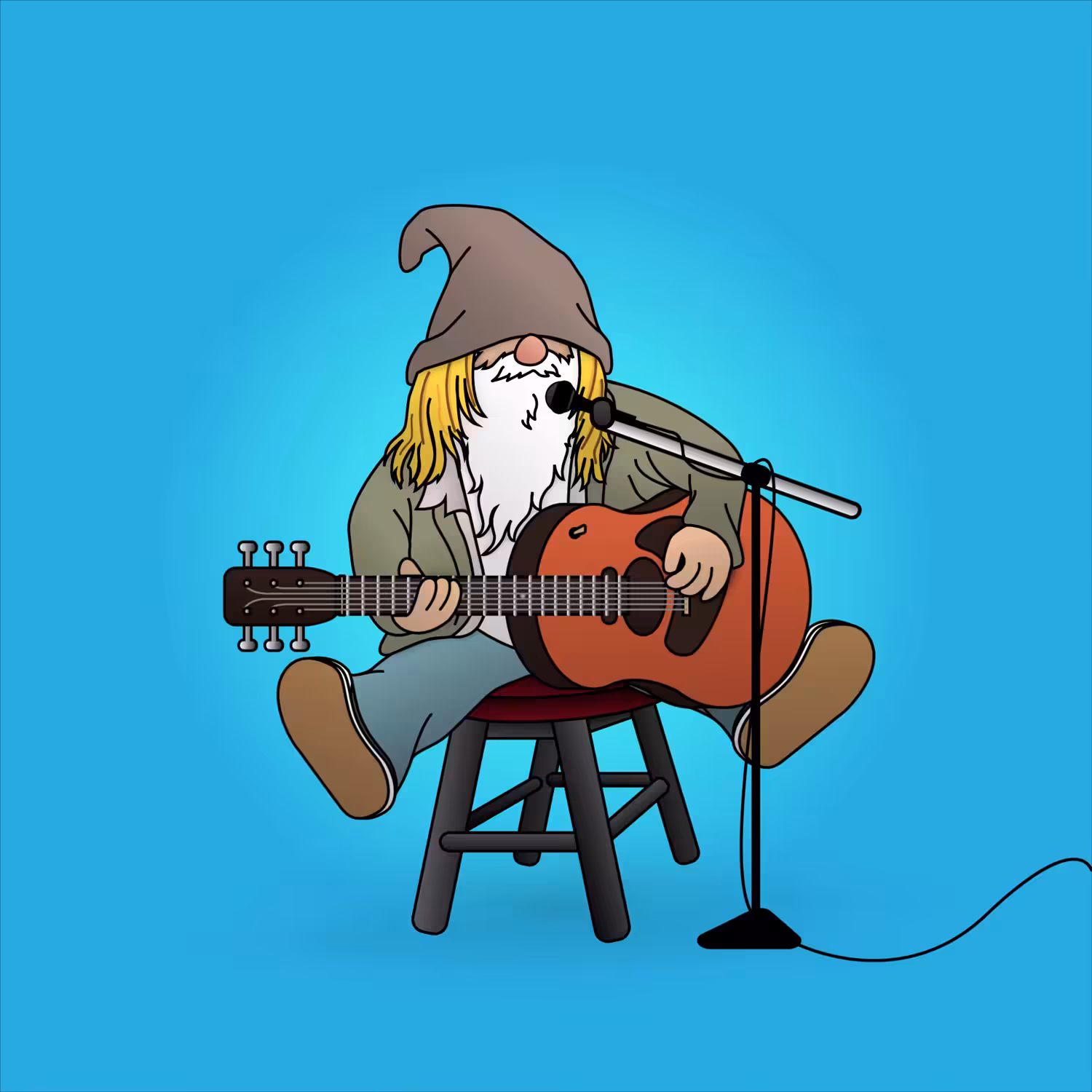 Rocking Gnome Legends: Kurt Cobain