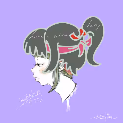 CryptoNinja NFT Fanfic Japandemic Collection: Crypto Ninja #002_zukin