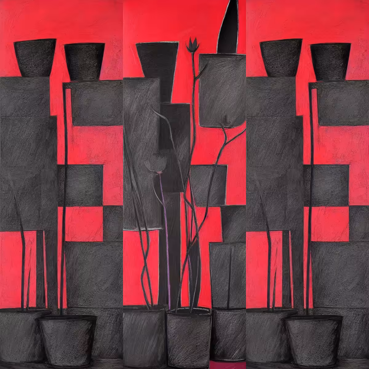 Cubism Flowers #5