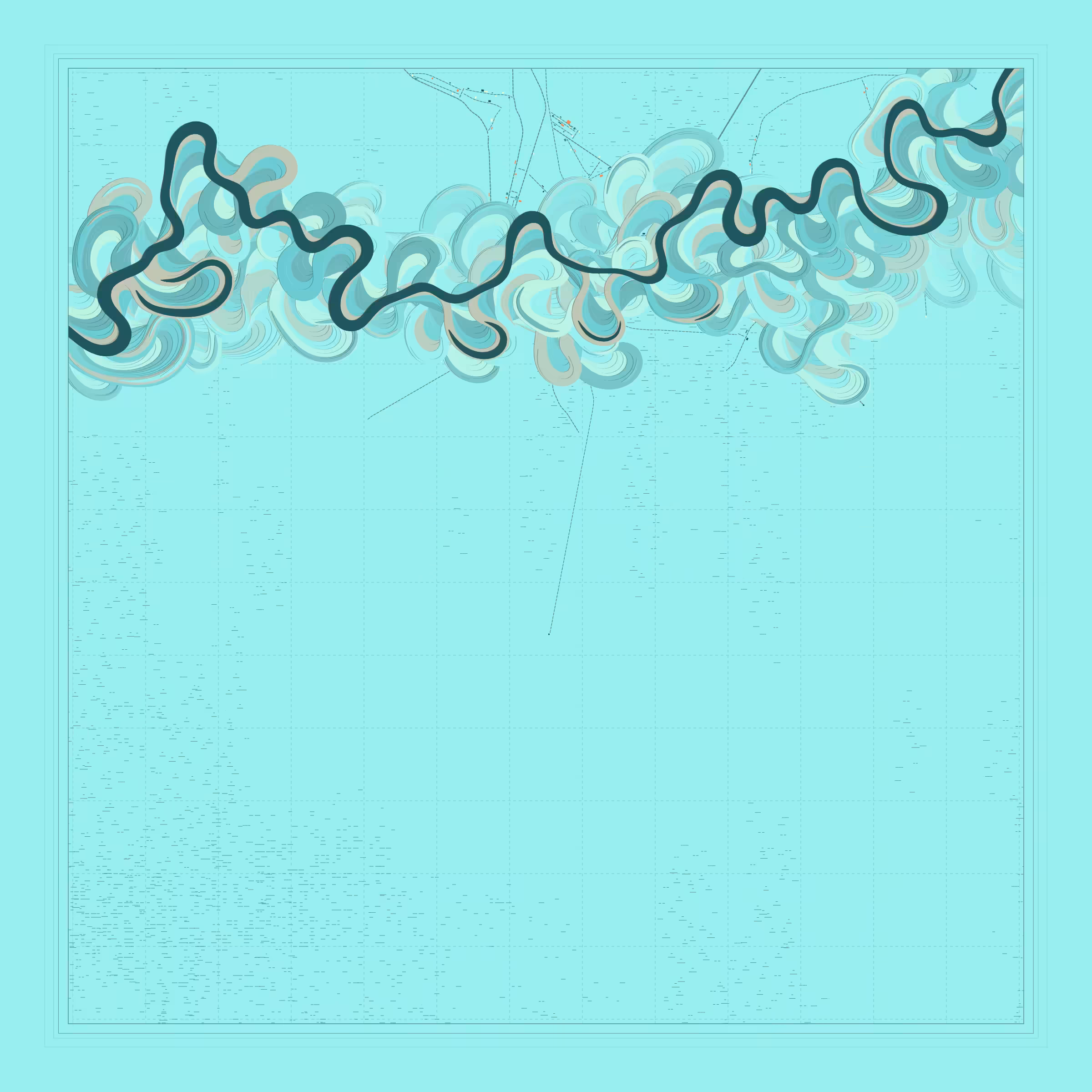 Ancient Courses of Fictional Rivers #24