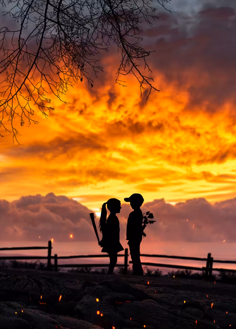 Childhood couple