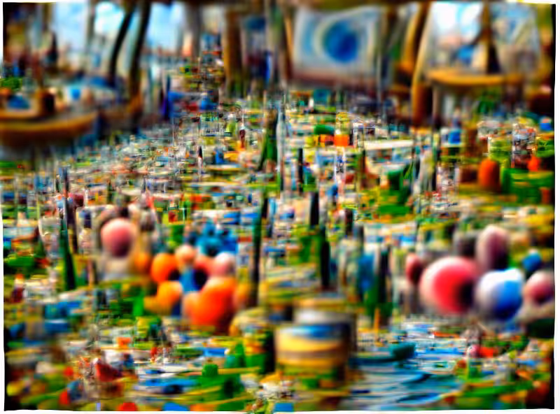 Abraham's First Works: Every needless isle in a sea of meaning is essentially the vessel of existence with a hint of nothing to achieve -- with defocus aberration
