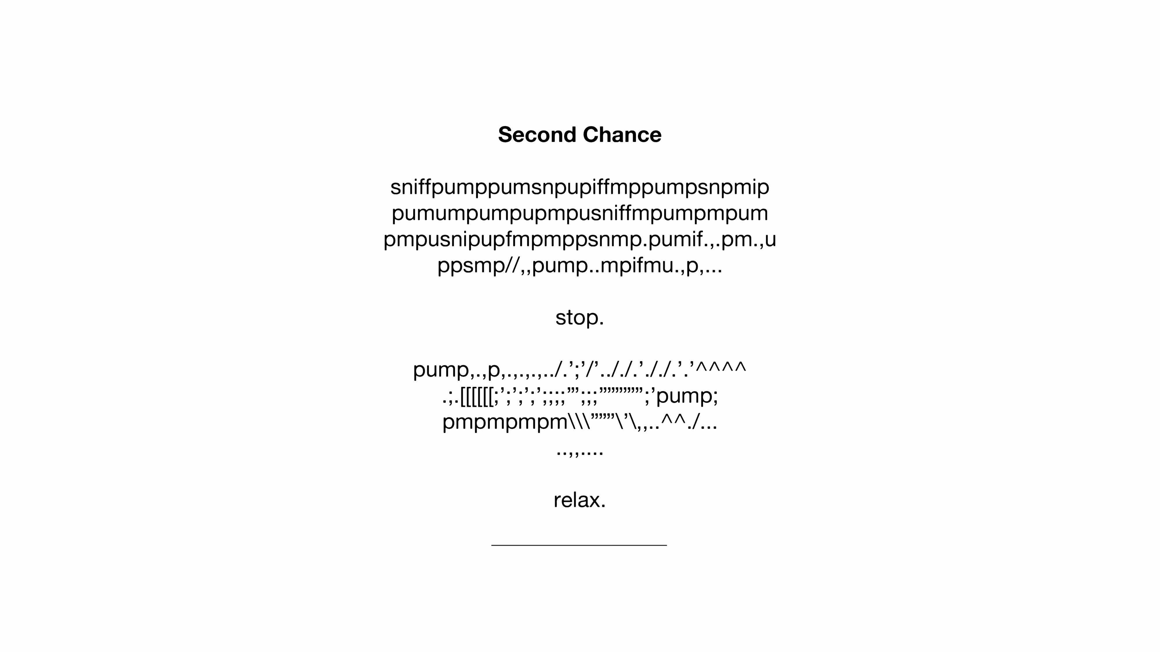 Second Chance