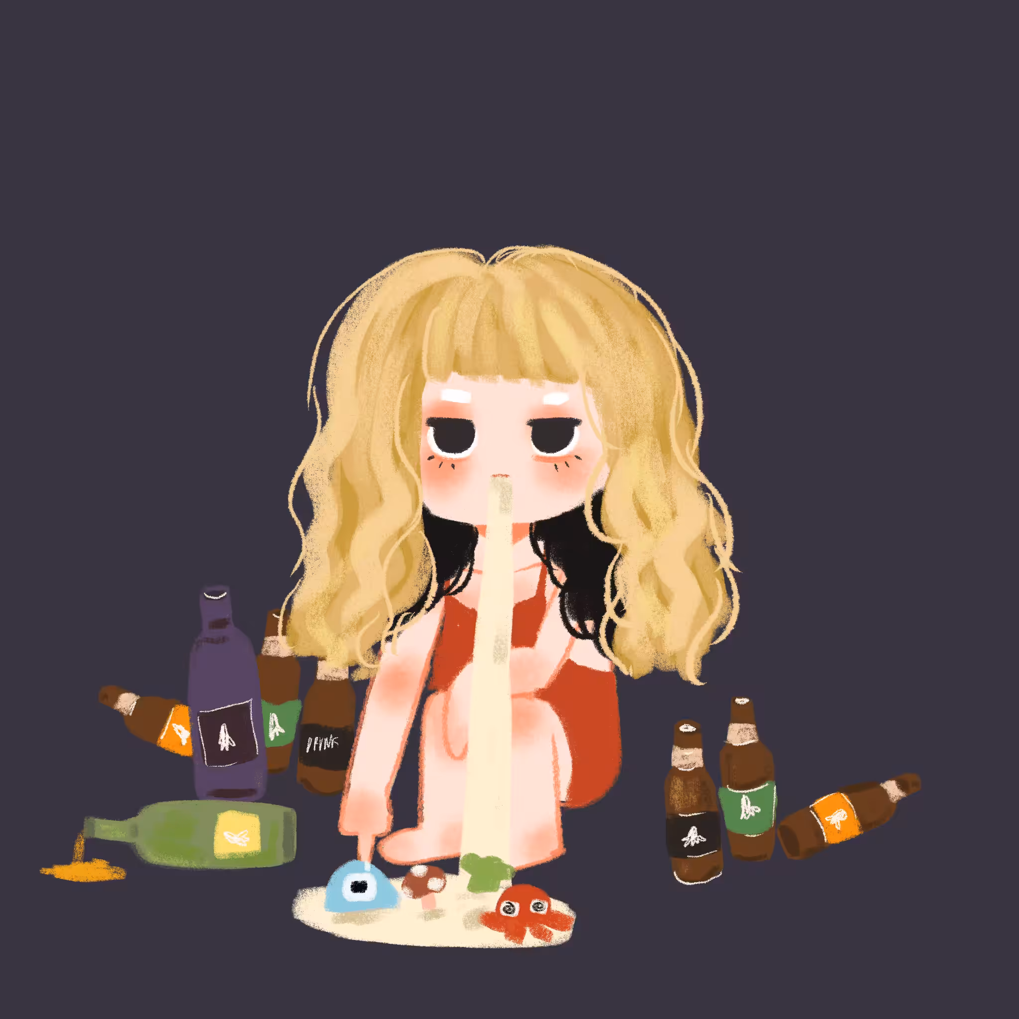Ruru drunk 