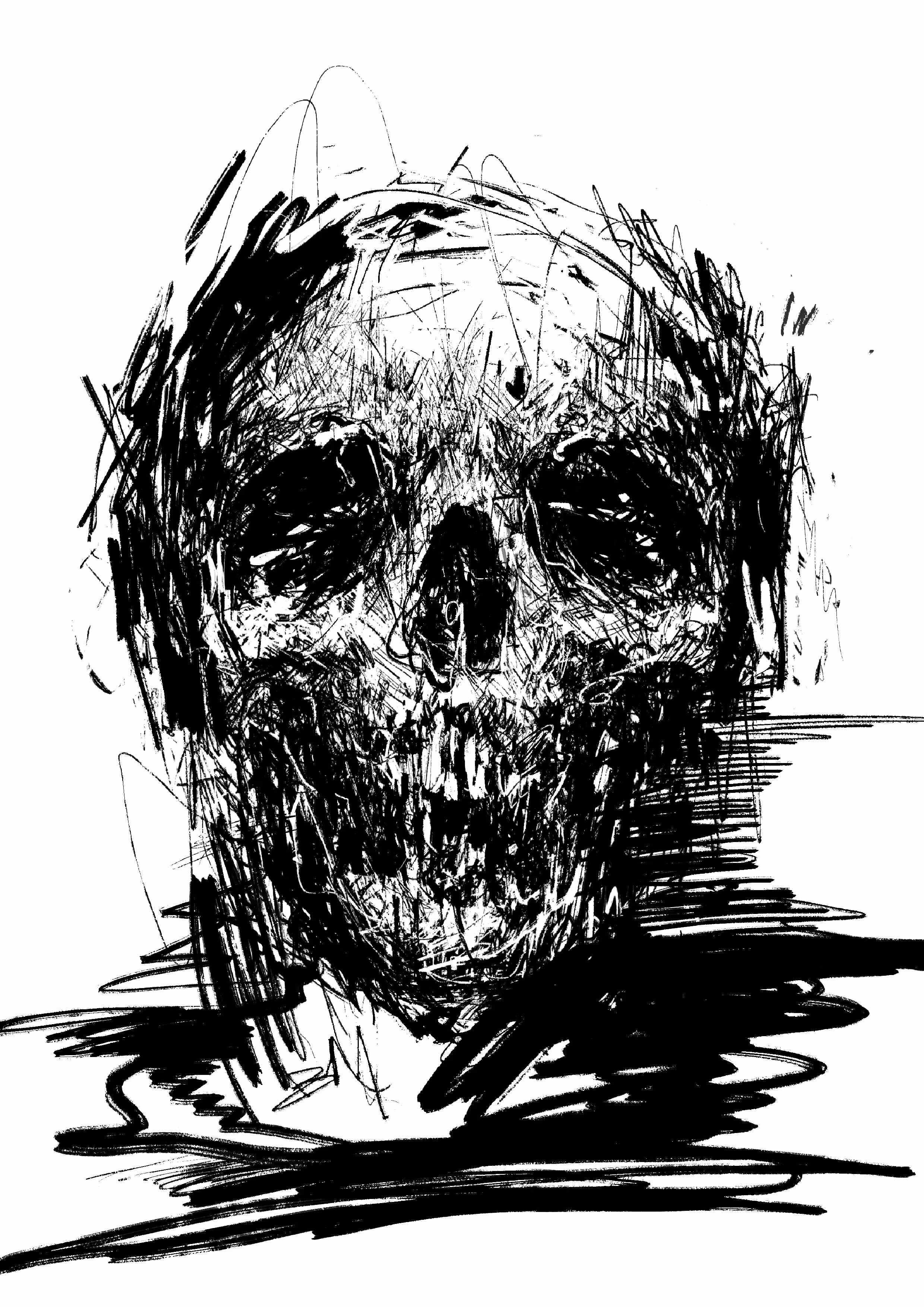 Skull Drawing 2