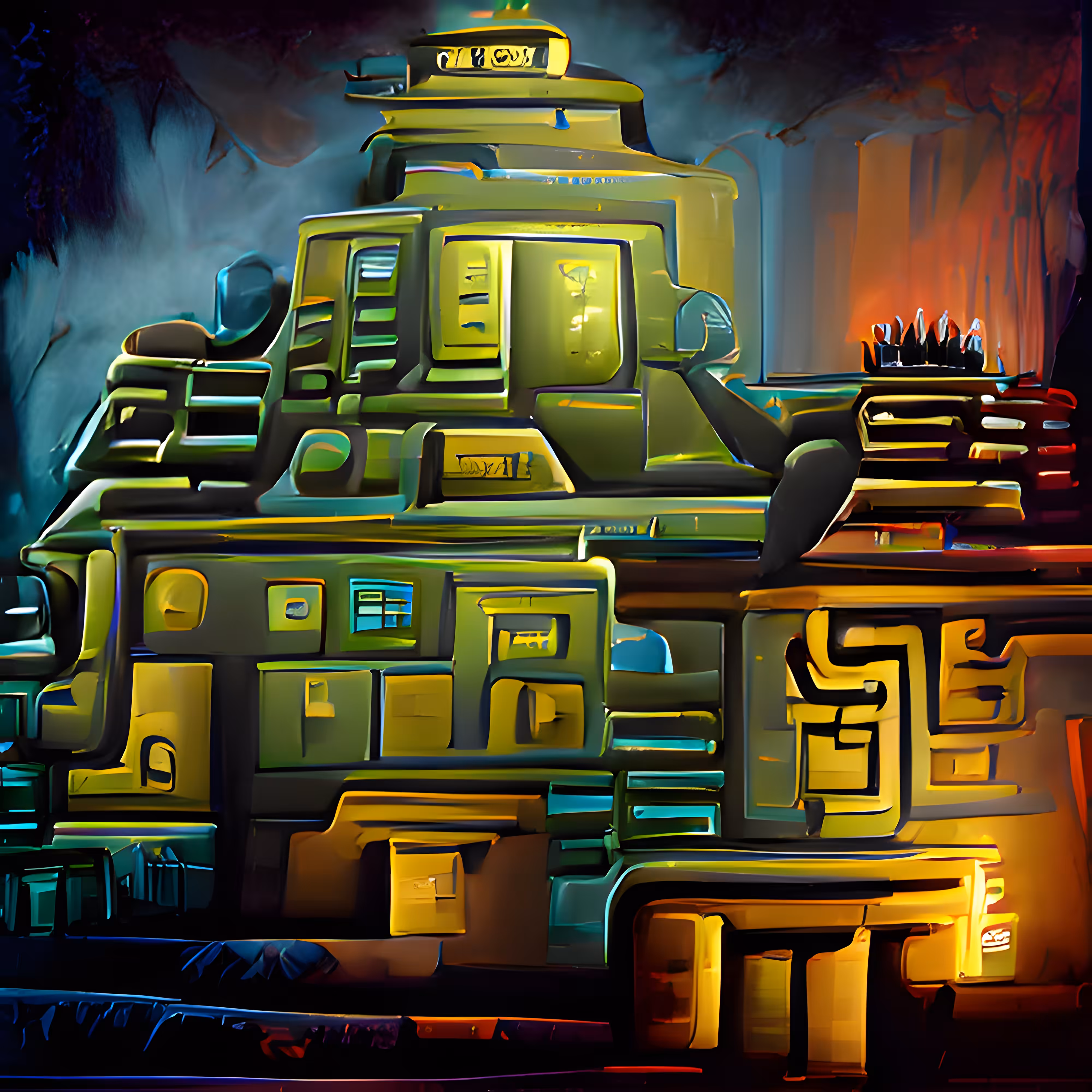 Ancient Jungle Temple