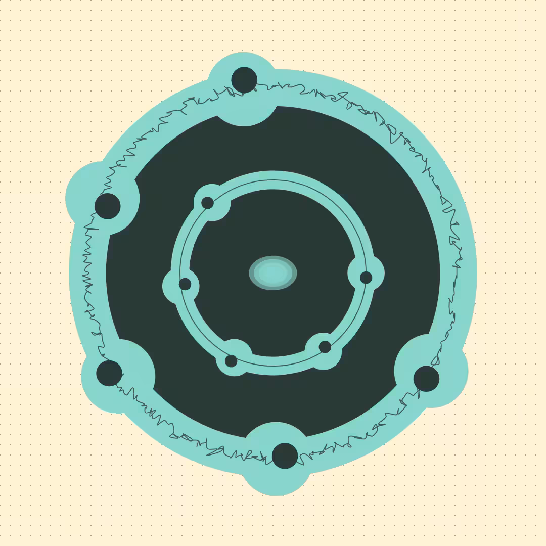 Circles on a dotted Grid #16