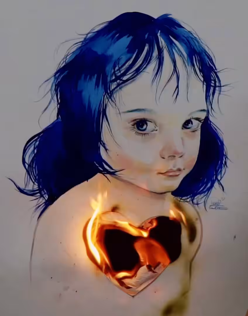 Flaming Heart I