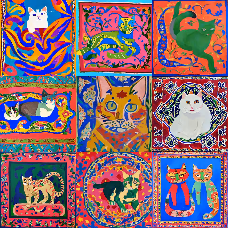 99 Patchworks of 9 Lives #19