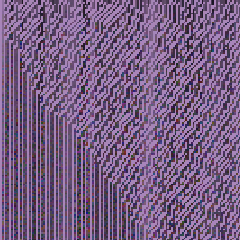 Colored Elementary Cellular Automaton #153