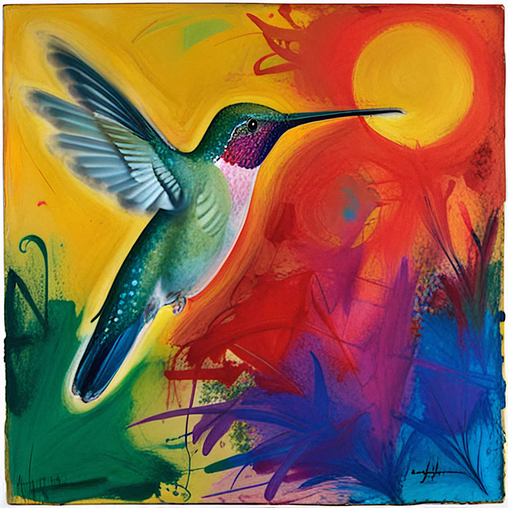 Serenity #100 - The hummingbird and the Sun