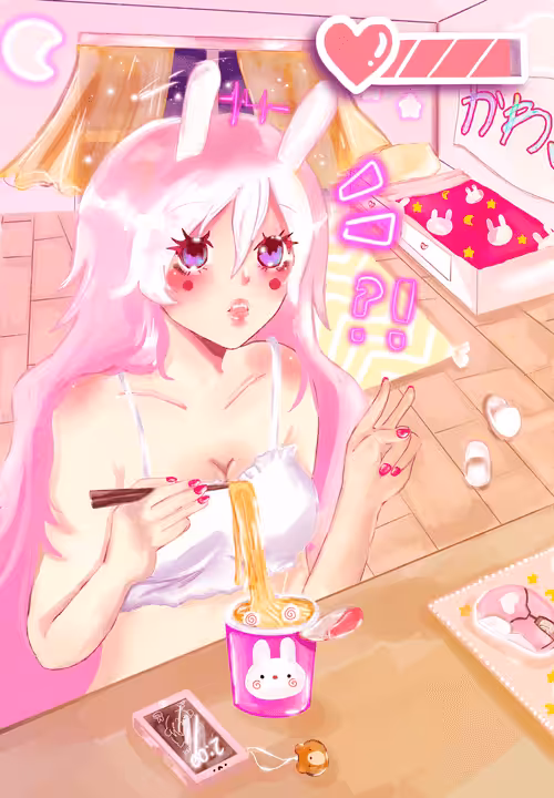 Collection: Bunny Ramen Girl 02