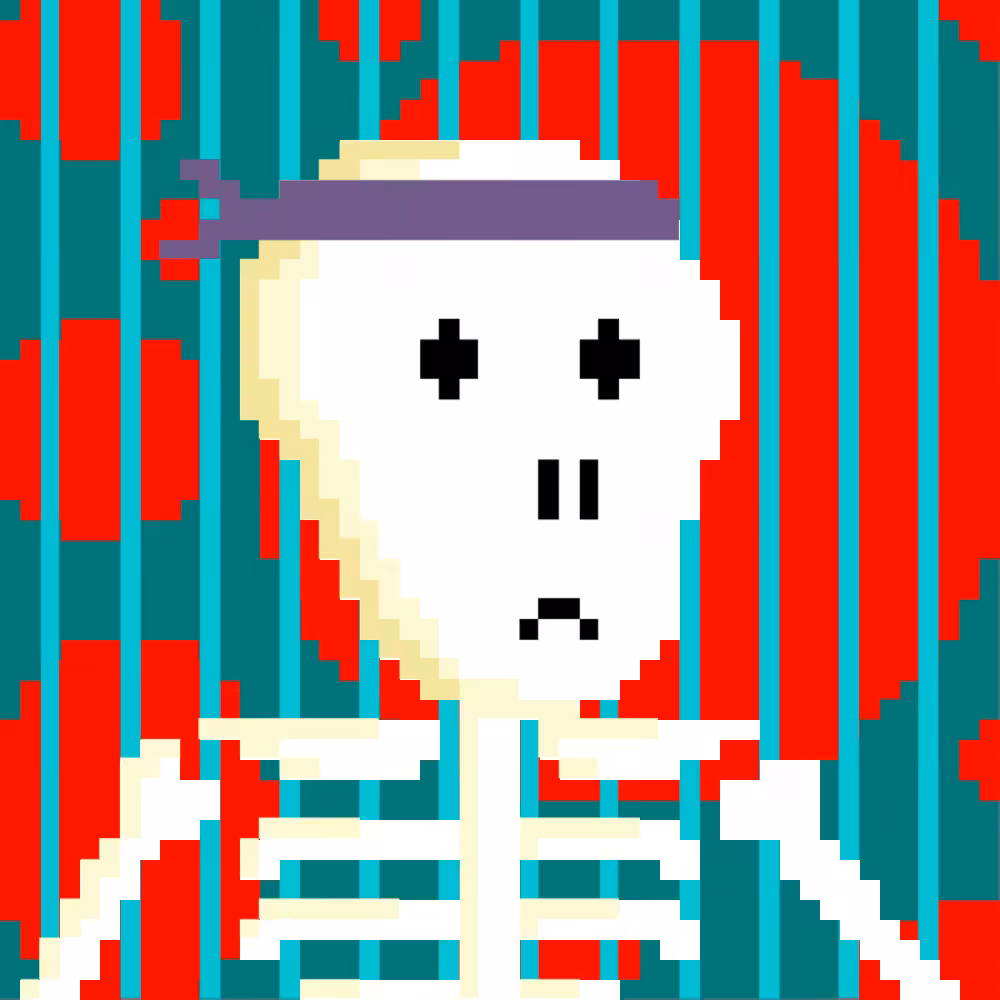 PIXEL SKULLETTI 1 #187