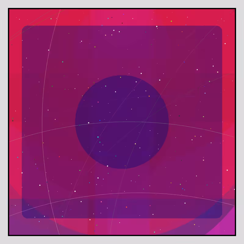 Color Field Starry B #256