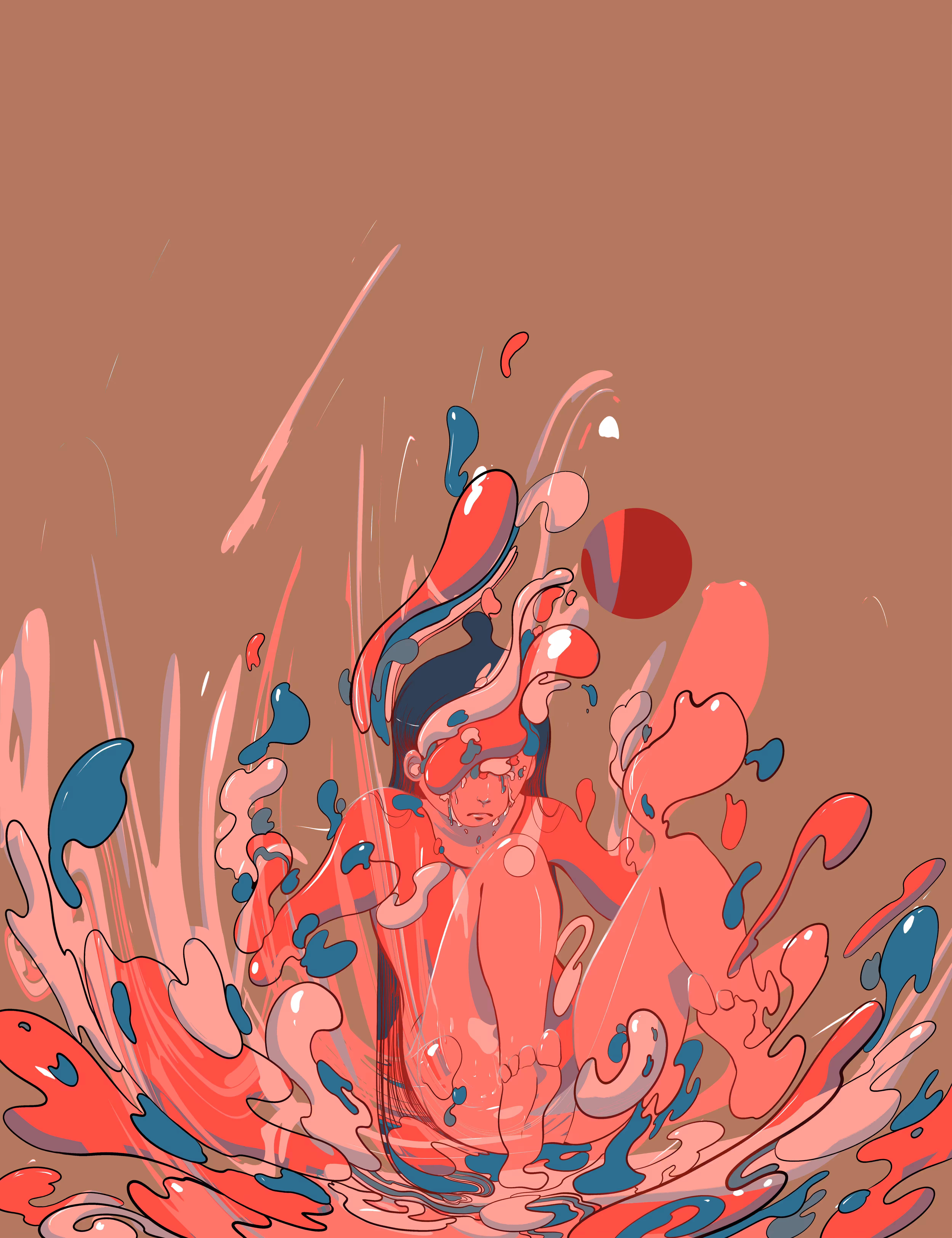 Falling Crayon