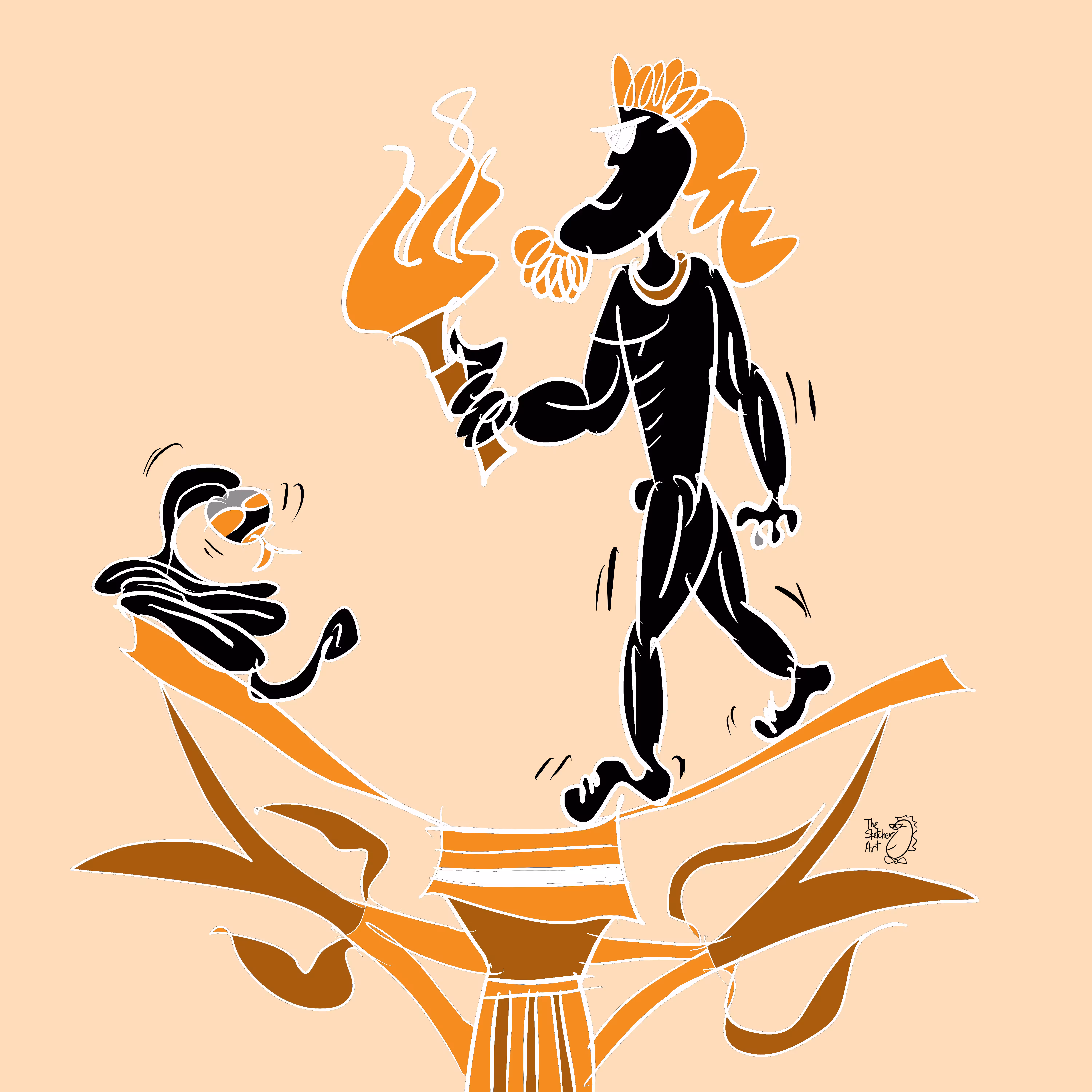 Prometheus brings fire