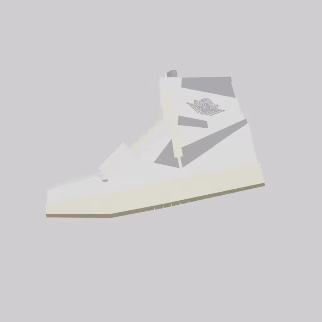 NIKE AIR JORDAN 1 OG WHITE/NATURAL GRAY