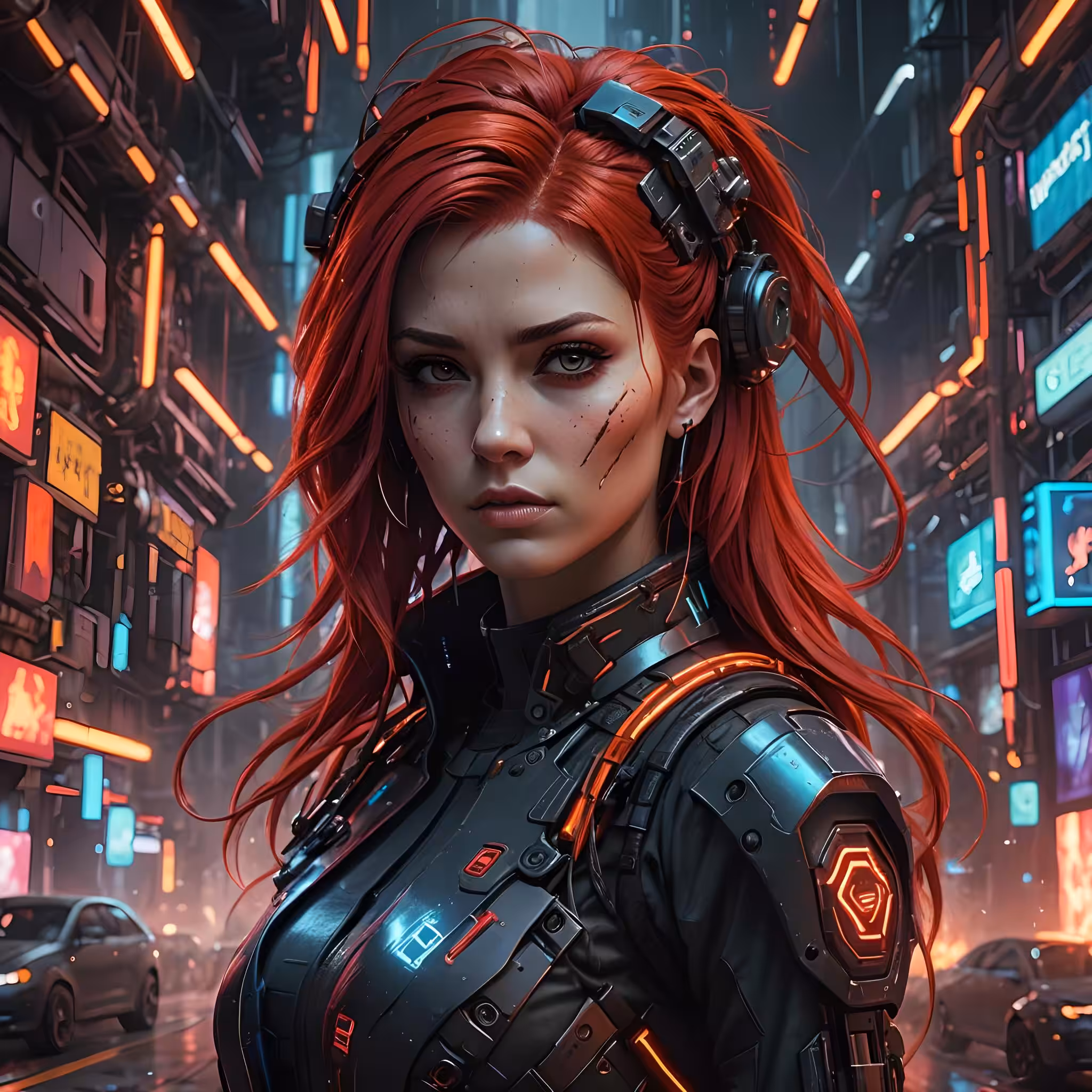 Cyberpunk Girl #039
