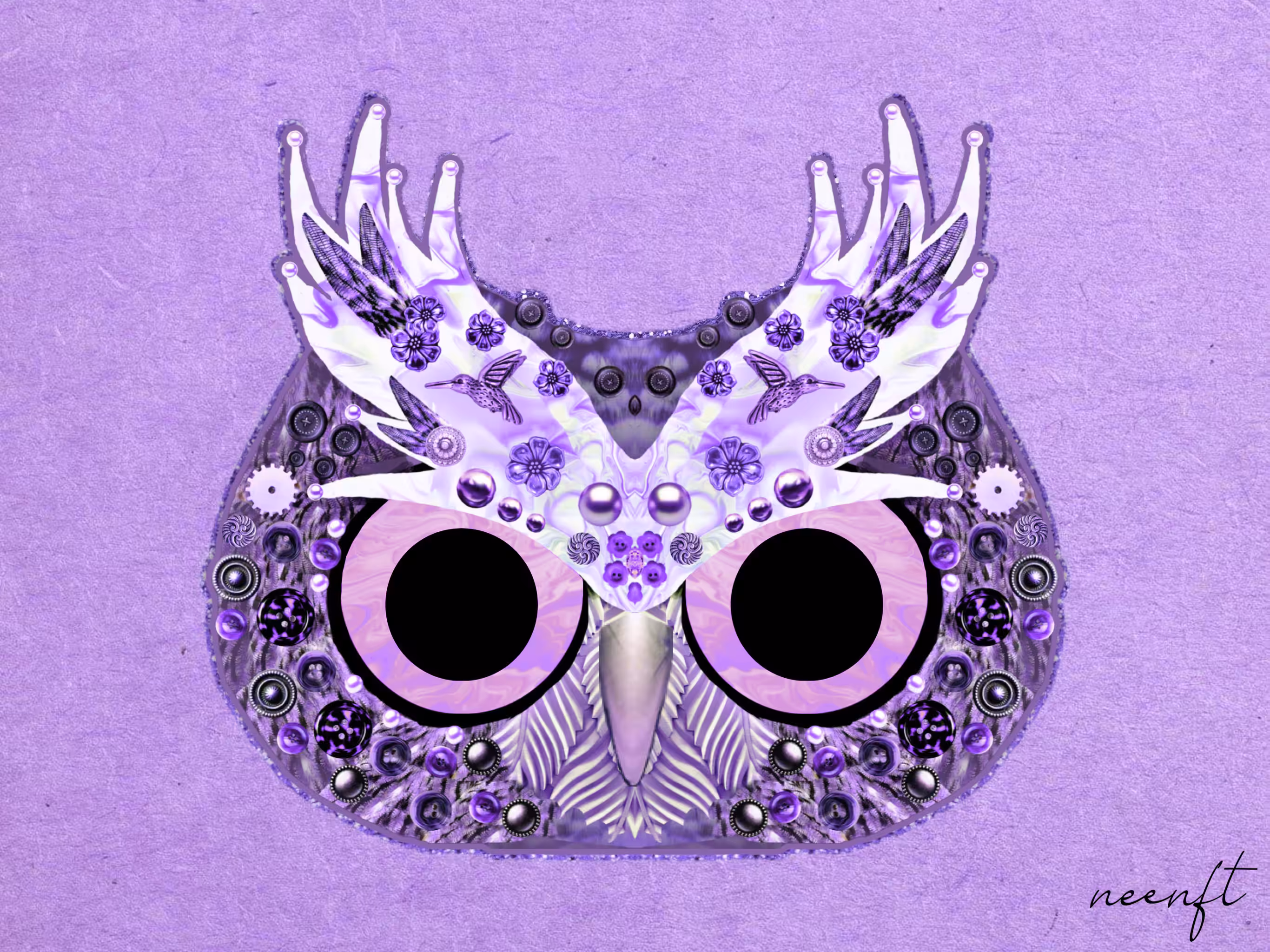 The Great Horned Owl - Lavender 