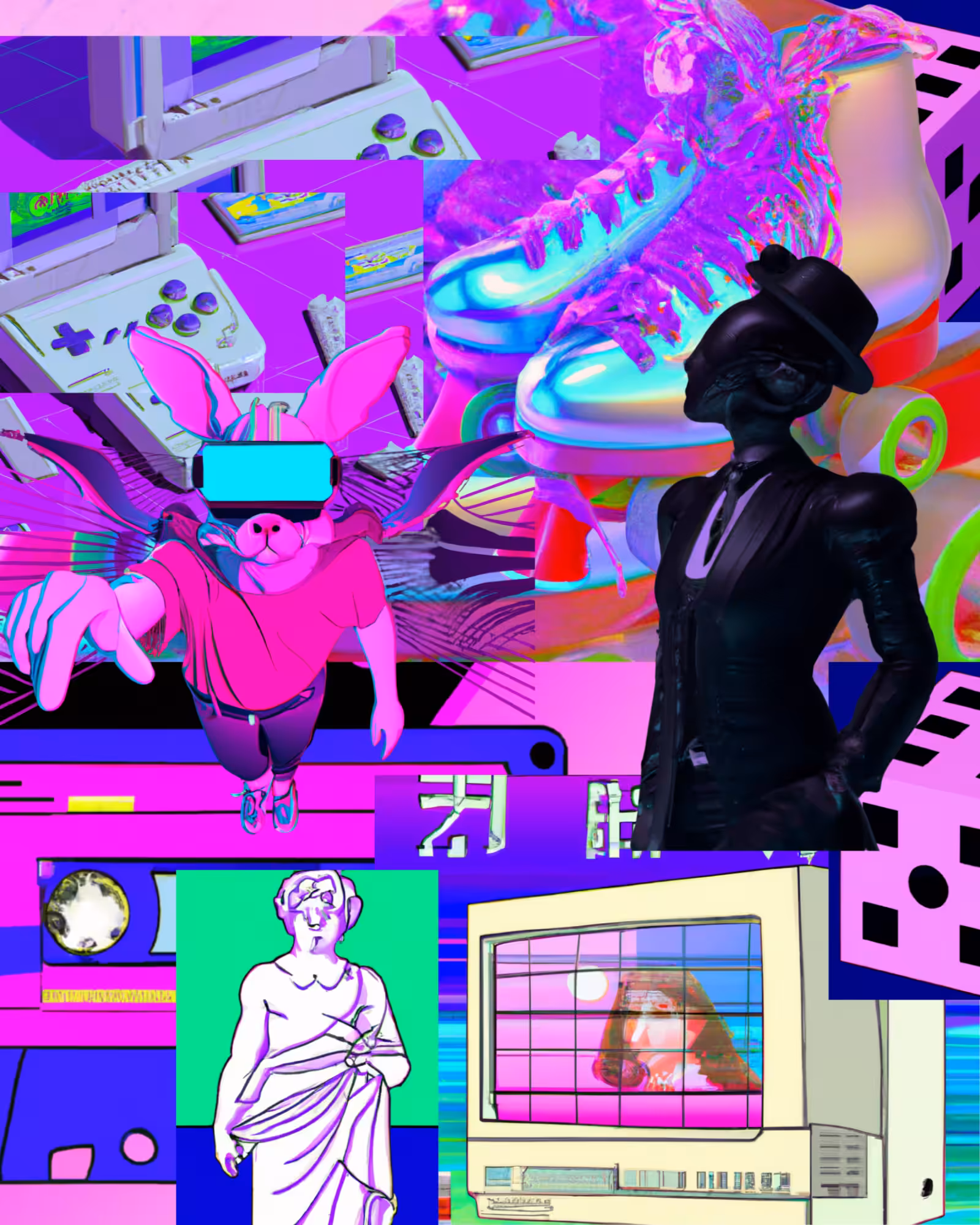 Collage longing