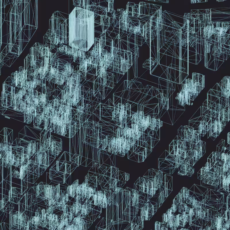Wireframe City: Tokyo Shibuya #58