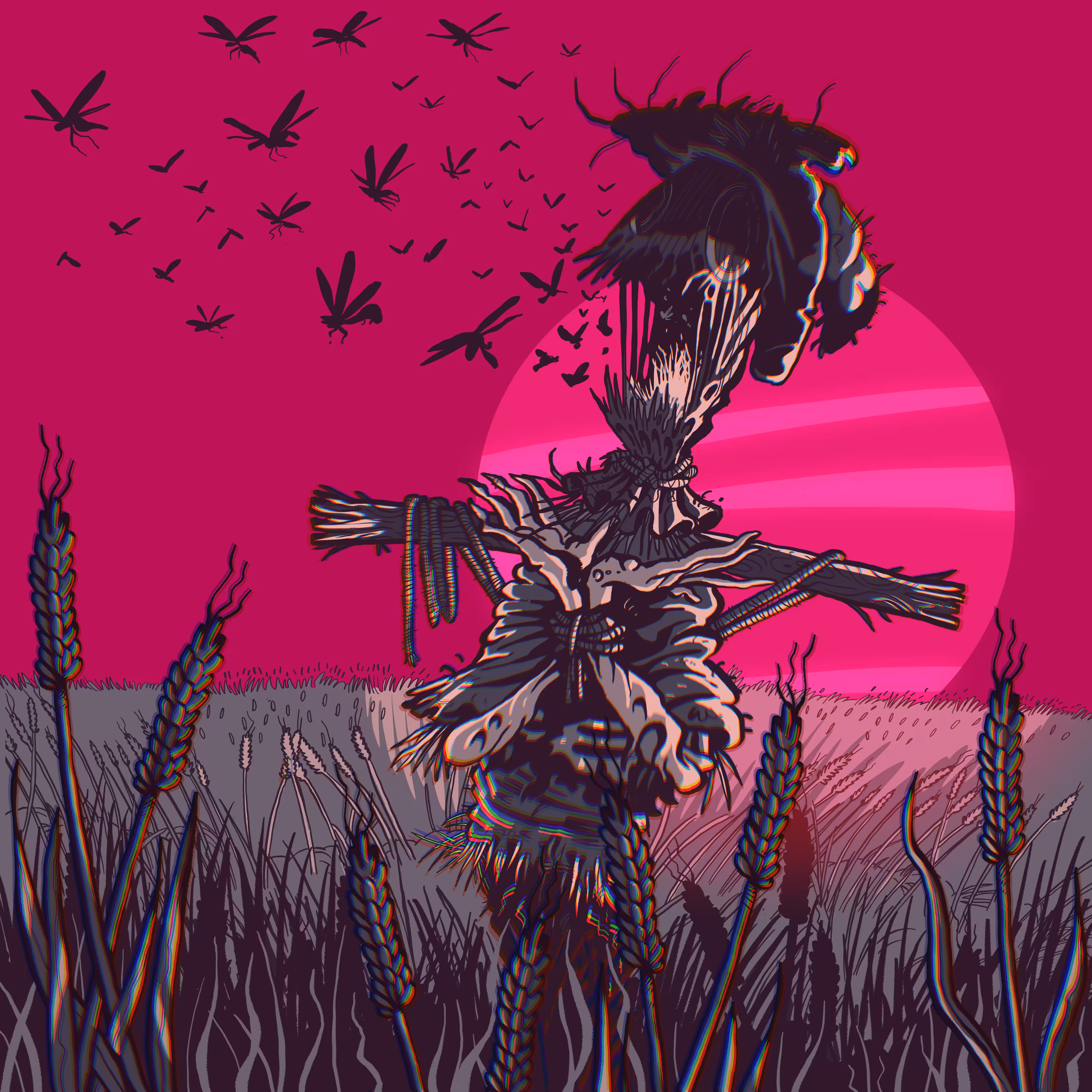 the scarecrow in agony