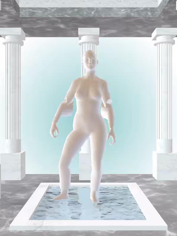 HeavenComputer: The Victorious Luminescent Beige Woman #2070
